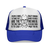 S.J. Trucker Hat — "Crazy Enough to Change the World." — Visionaries Series | SHOP VIVENT