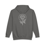 Geometric Rose Hoodie — "Even the Rose Has Thorns." — Bloom Series | SHOP VIVENT