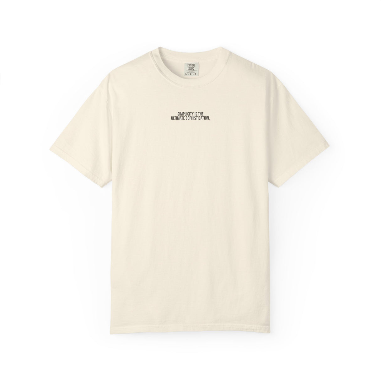 L. da Vinci Tee — "Simplicity is the Ultimate Sophistication." — Visionary Series | SHOP VIVENT