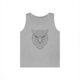 Eagle Tank Top from the Geometric Animal Series by Printify featuring an eagle design on a sleeveless tank top.