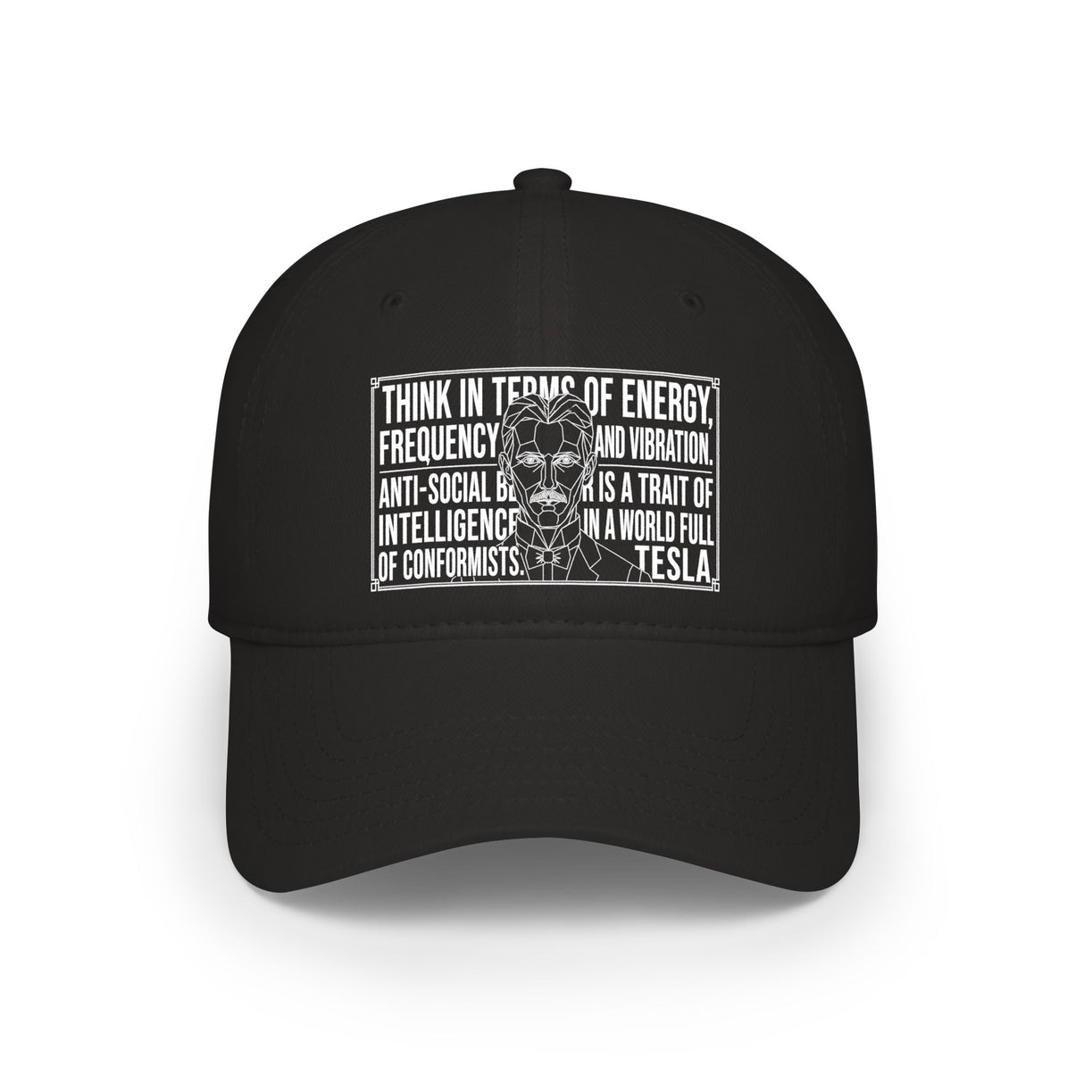 N. Tesla Baseball Cap — "Think in Terms of Energy, Frequency and Vibration." — Visionaries Series | SHOP VIVENT