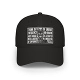 N. Tesla Baseball Cap — "Think in Terms of Energy, Frequency and Vibration." — Visionaries Series | SHOP VIVENT