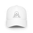 Peak Baseball Cap from the Nature Series by Printify, featuring a curved brim and adjustable strap, in a stylish outdoor design.