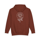 Geometric Rose Hoodie — "Even the Rose Has Thorns." — Bloom Series | SHOP VIVENT