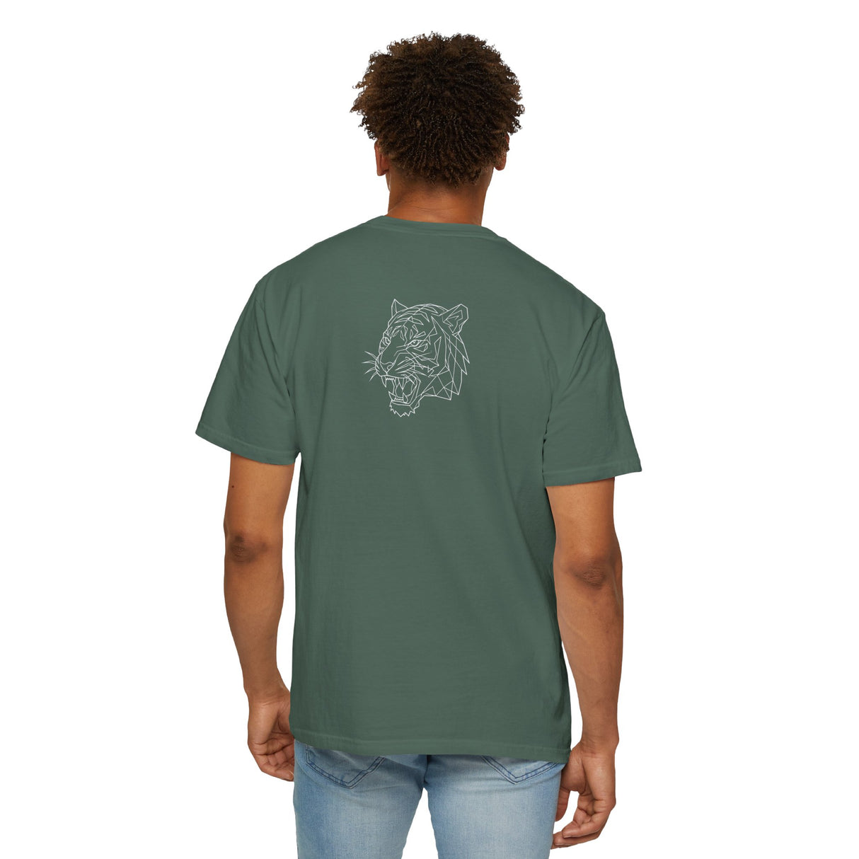 Tiger Graphic Tee — "Fear Nothing. Earn Respect." — Geometric Animal Series | SHOP VIVENT - SHOP VIVENT