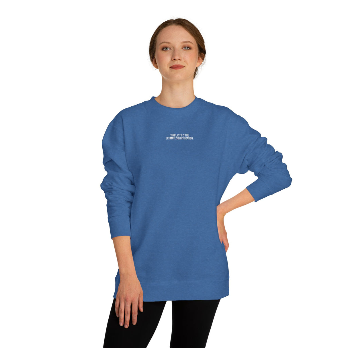 L. da Vinci Sweatshirt — "Simplicity is the Ultimate Sophistication." — Visionary Series | SHOP VIVENT