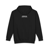 Printify Cobra hoodie featuring geometric animal design and the quote "Patience is the Deadliest Weapon" in a stylish hoodie style.