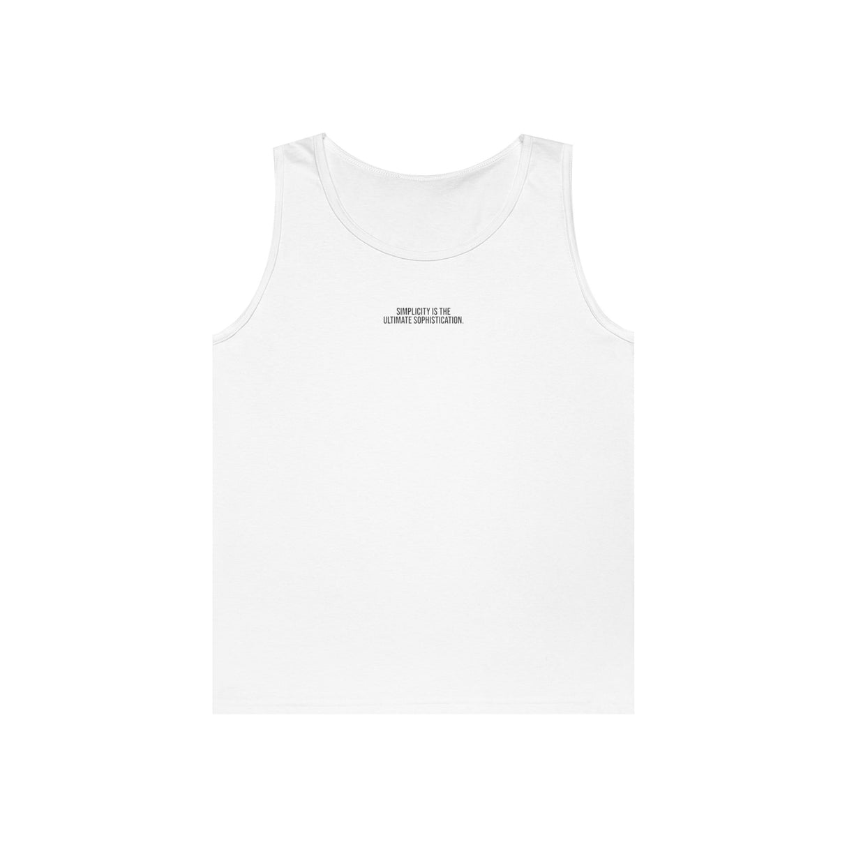 L. da Vinci Tank Top — "Simplicity is the Ultimate Sophistication." — Visionary Series | SHOP VIVENT