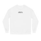 Printify Road Trip Sweatshirt from the Nature Series with "Nowhere to Be. Everywhere to Go." printed on soft, cozy fabric.