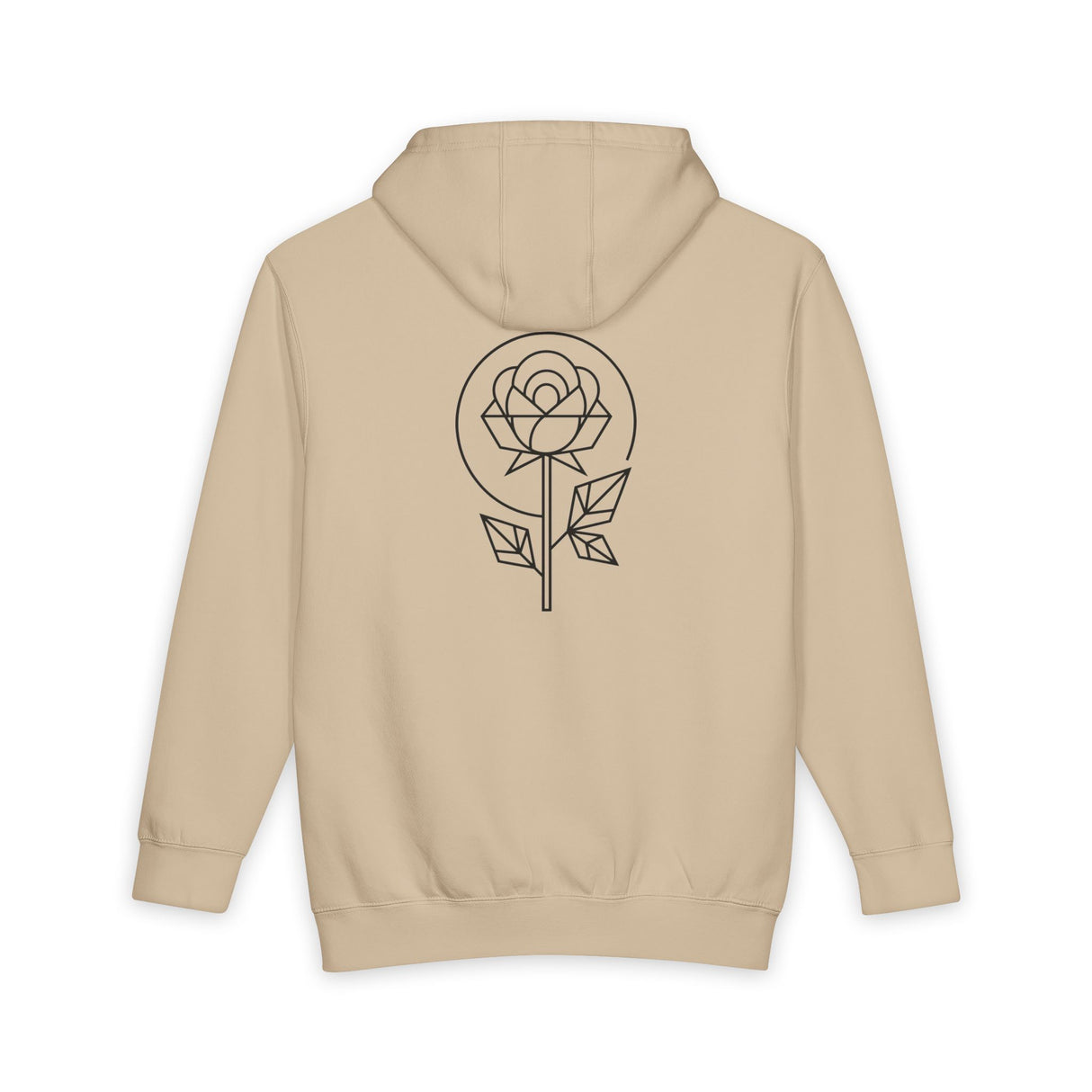 Geometric Rose Hoodie — "Even the Rose Has Thorns." — Bloom Series | SHOP VIVENT