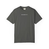 Gray Lion Tee t-shirt featuring geometric lion design with the text "King Is a Standard. Not a Title." from Printify's geometric animal series.