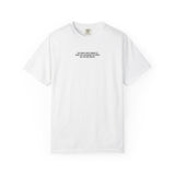 White t-shirt with 'Trust In Him' text on a white background