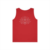 Geometric Lotus Tank Top — "Grown in Darkness. Built for the Light." — Bloom Series | SHOP VIVENT