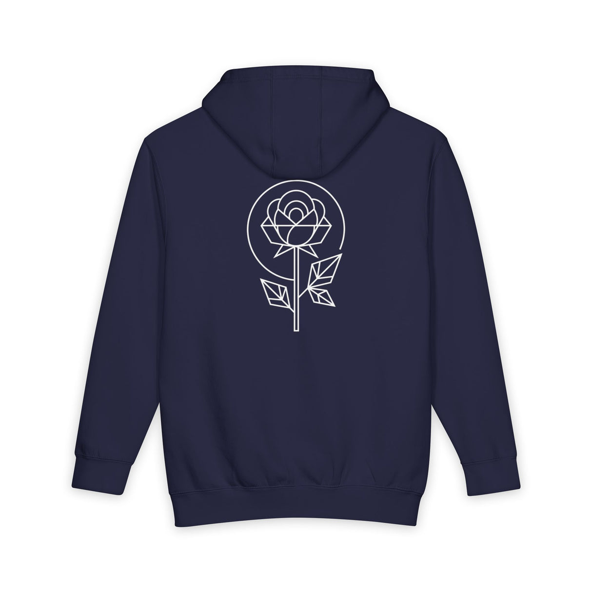Geometric Rose Hoodie — "Even the Rose Has Thorns." — Bloom Series | SHOP VIVENT