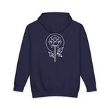 Geometric Rose Hoodie — "Even the Rose Has Thorns." — Bloom Series | SHOP VIVENT