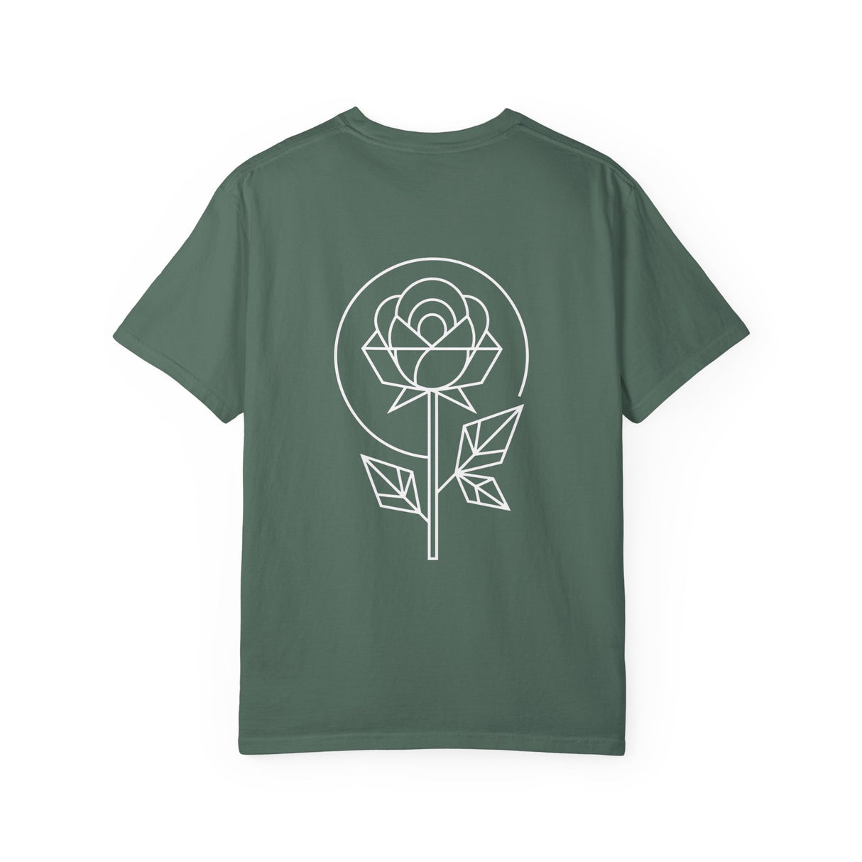 Geometric Rose Tee — "Beauty That Survives the Storm." — Bloom Series | SHOP VIVENT