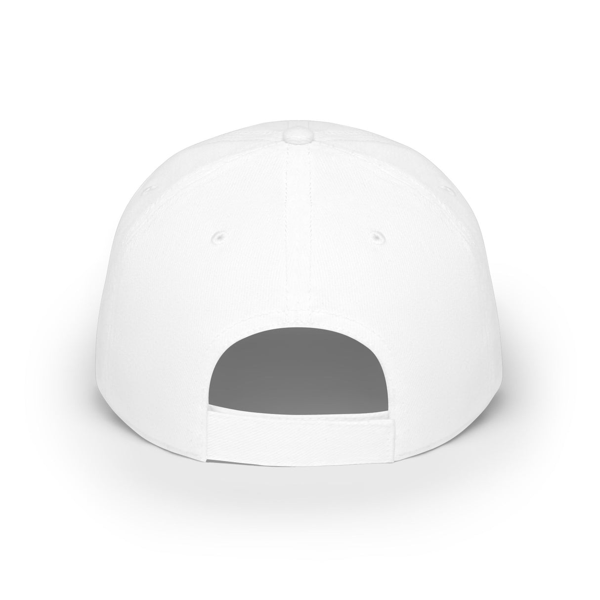 Gray Elephant Baseball Cap with "Thick Skin. Soft Heart." slogan, part of the Geometric Animal Series by Printify.