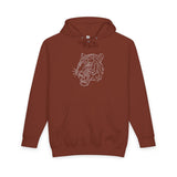 Tiger Hoodie — "Fear Nothing. Earn Respect." — Geometric Animal Series | SHOP VIVENT - SHOP VIVENT