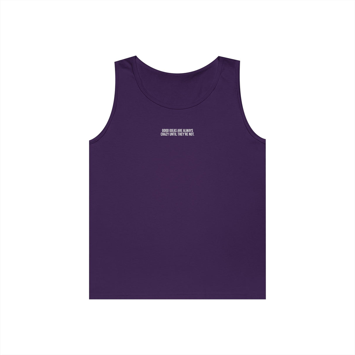 E.M. Tank Top — "Good Ideas Are Always Crazy Until They're Not." — Visionaries Series | SHOP VIVENT