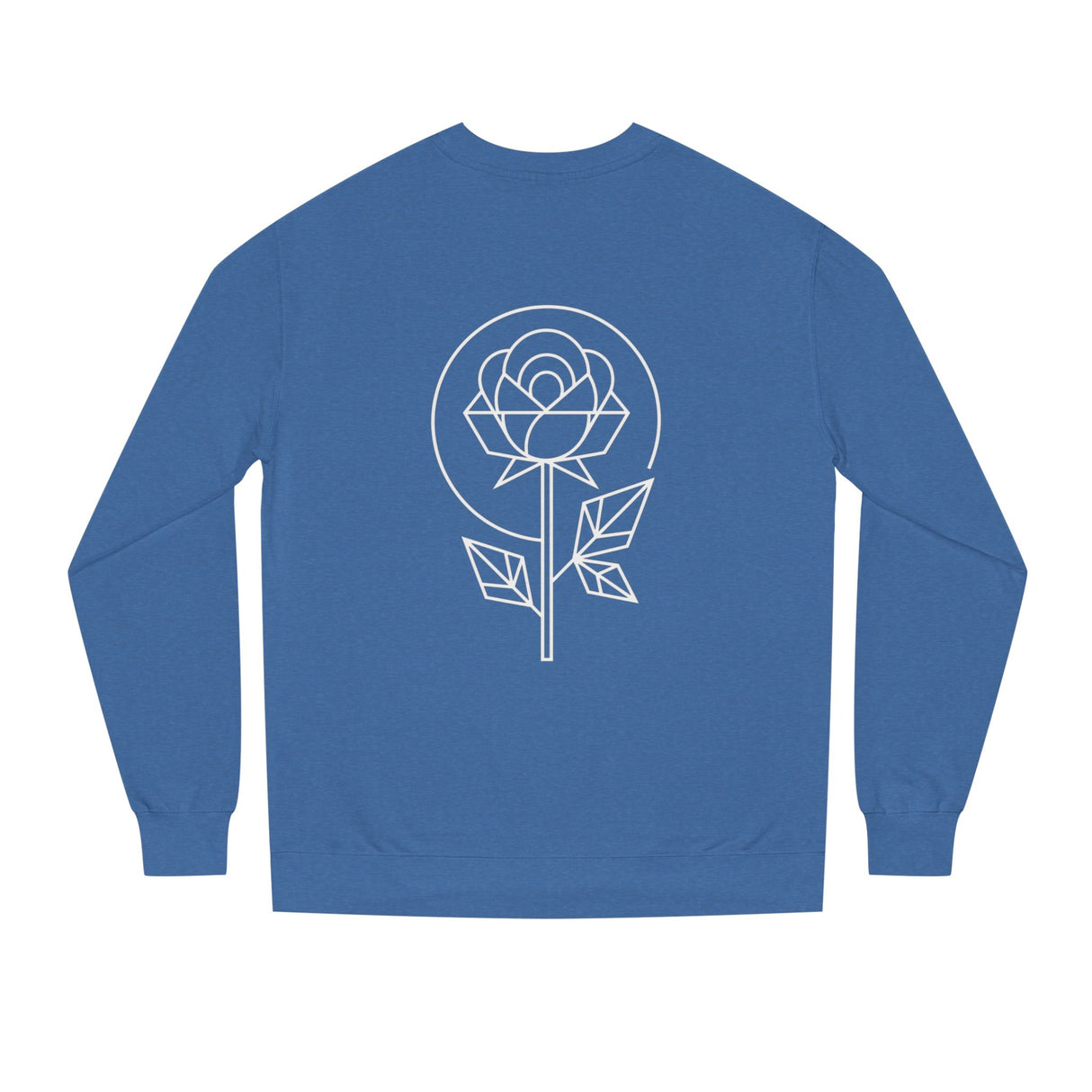 Geometric Rose Sweatshirt — "Even the Rose Has Thorns." — Bloom Series | SHOP VIVENT