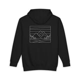 Black hoodie on a white background