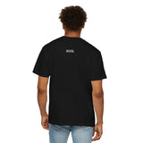 Green mountain-themed T-shirt from Printify's Nature Series featuring the slogan "Built by Nature. Shaped by Choice."