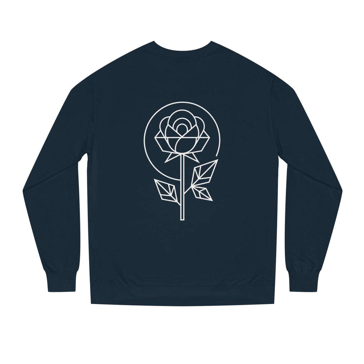Geometric Rose Sweatshirt — "Even the Rose Has Thorns." — Bloom Series | SHOP VIVENT
