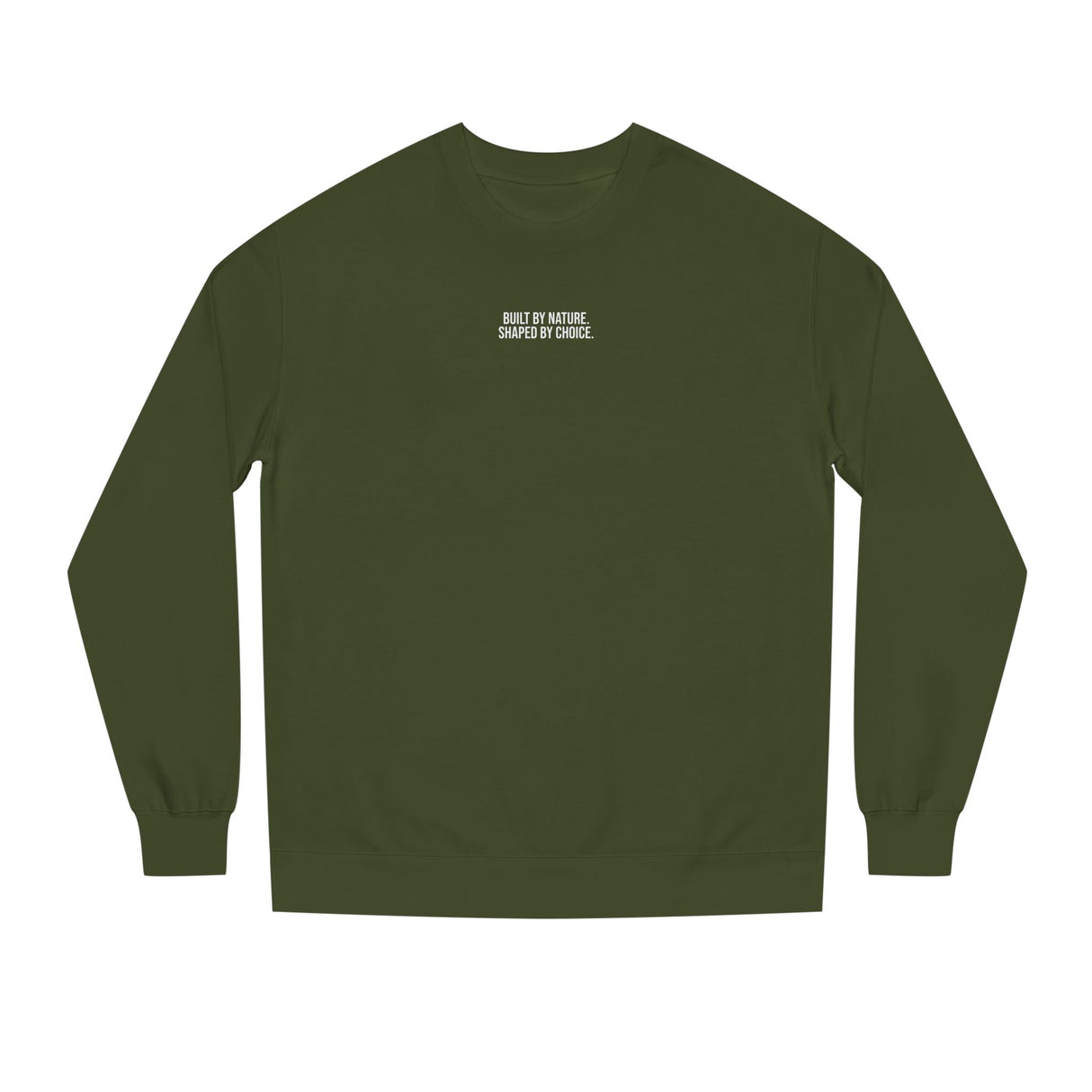 Printify Mountain Sweatshirt from the Nature Series featuring outdoor mountain graphic and motivational quote in cozy fabric.