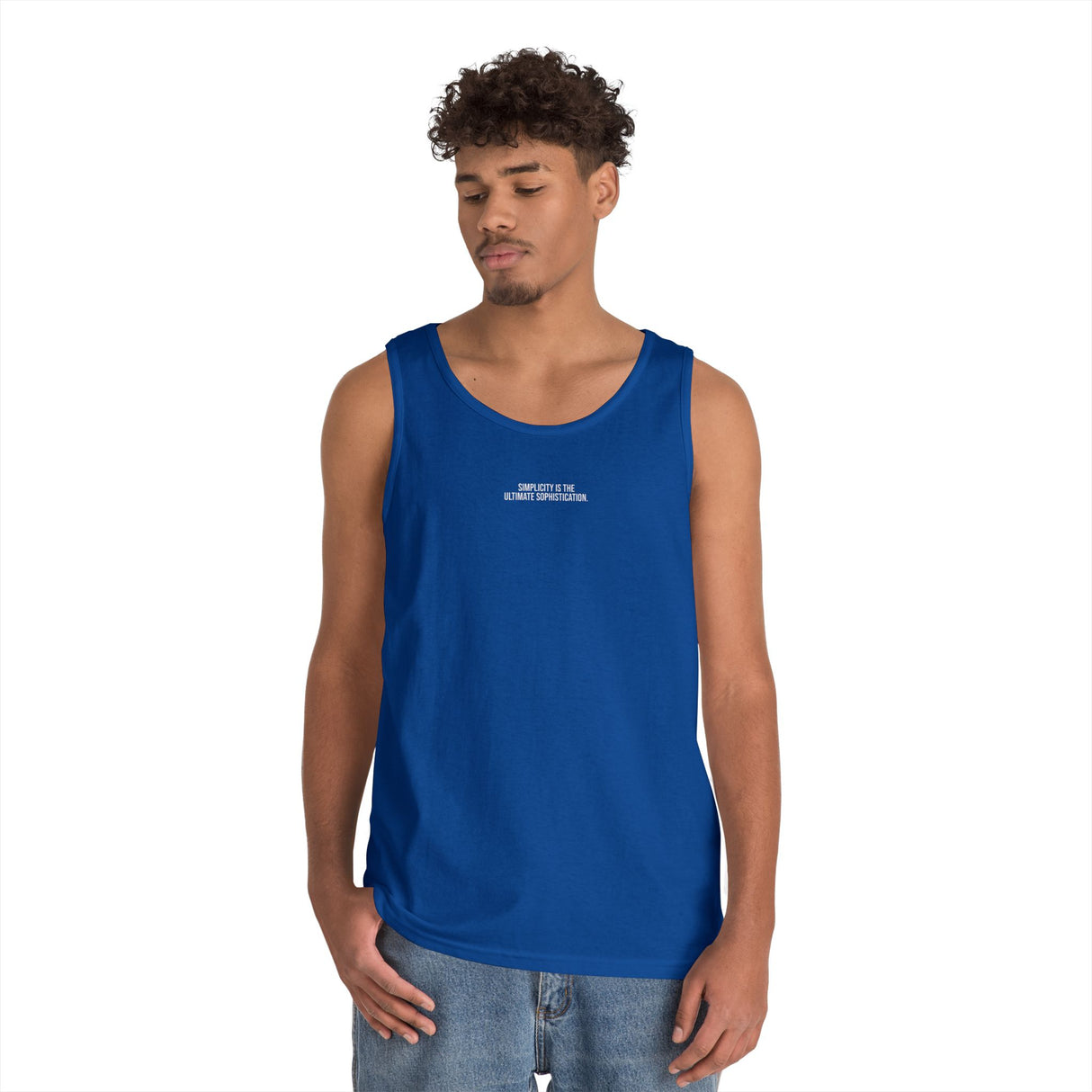 L. da Vinci Tank Top — "Simplicity is the Ultimate Sophistication." — Visionary Series | SHOP VIVENT
