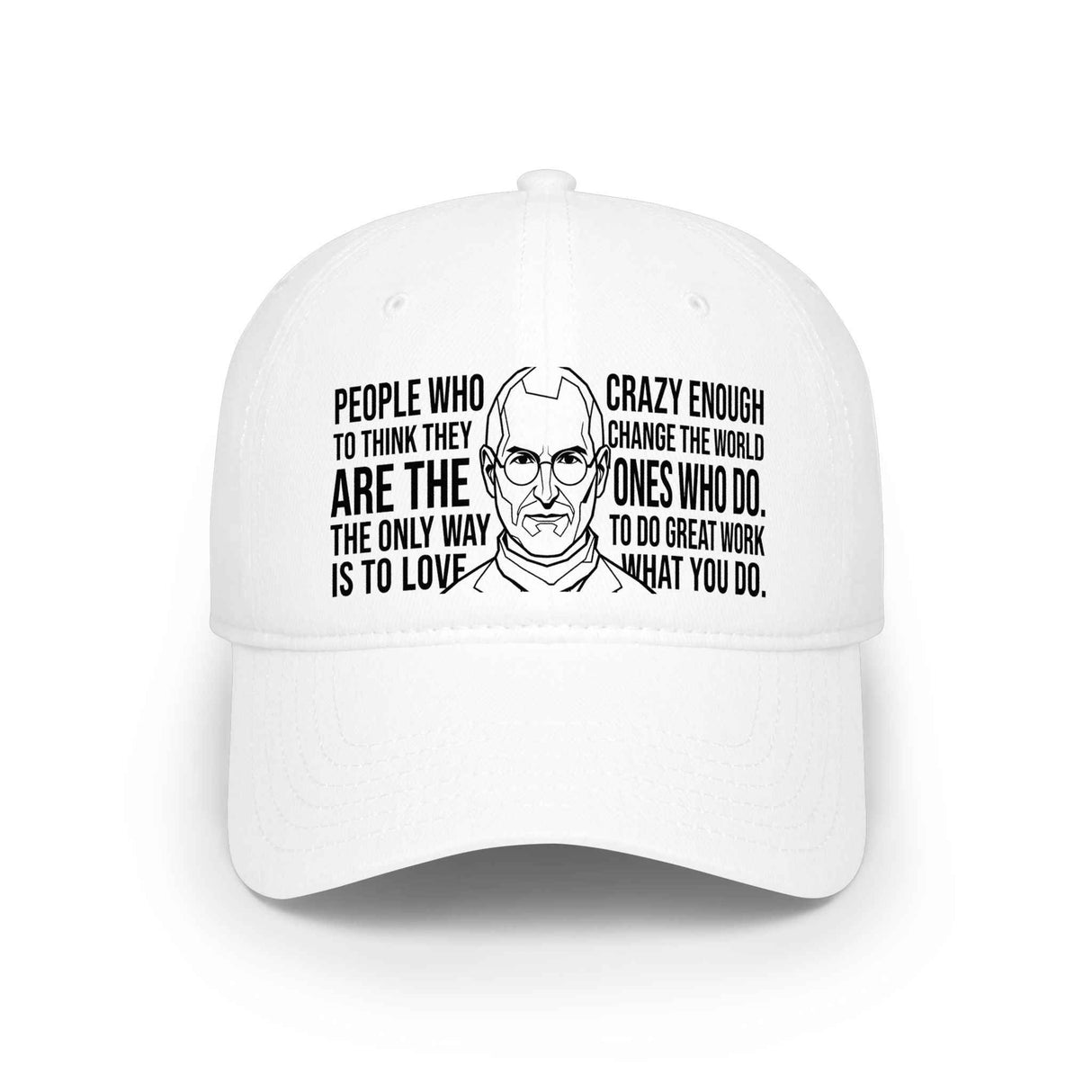 S.J. Baseball Cap — "The People Crazy Enough to Think They Can Change the World Are the Ones Who Do." — Visionaries Series | SHOP VIVENT