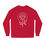 Geometric Rose Sweatshirt — "Even the Rose Has Thorns." — Bloom Series | SHOP VIVENT