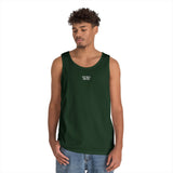 Forest Tank Top from Printify's Nature Series featuring deep roots and high rise design, shown in a natural outdoor setting.
