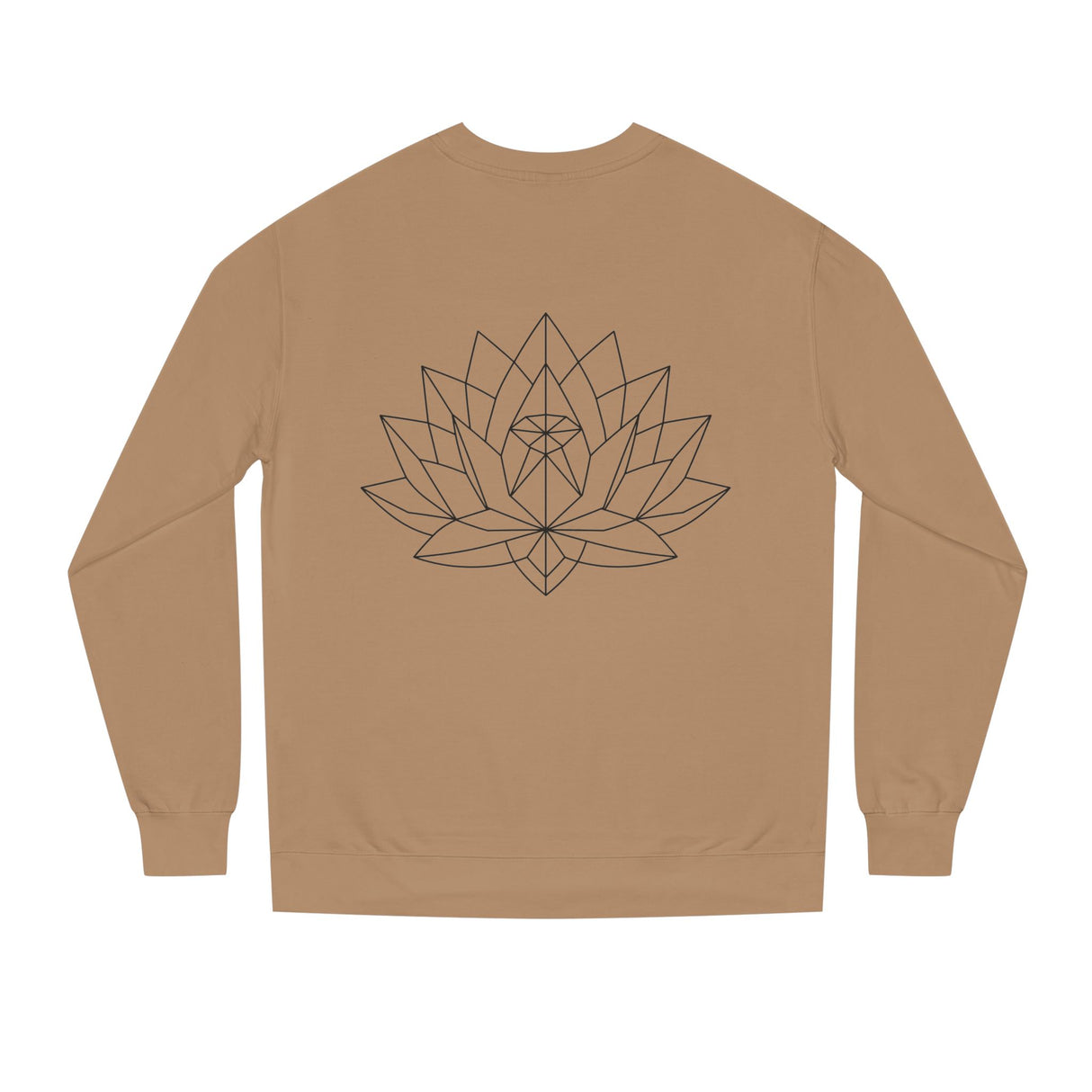Geometric Lotus Sweatshirt — "Grown in Darkness. Built for the Light." — Bloom Series | SHOP VIVENT