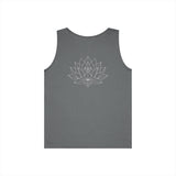 Geometric Lotus Tank Top — "Grown in Darkness. Built for the Light." — Bloom Series | SHOP VIVENT