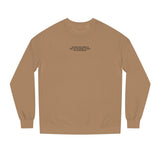 Printify S.J. Sweatshirt from the Visionaries Series featuring the quote "The People Crazy Enough to Think They Can Change the World."