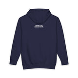 Gray Cobra Hoodie featuring geometric animal design and the quote "Patience is the Deadliest Weapon" from the Geometric Animal Series.