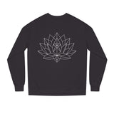 Geometric Lotus Sweatshirt — "Grown in Darkness. Built for the Light." — Bloom Series | SHOP VIVENT