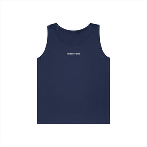 Printify Compass Tank Top from the Nature Series featuring the quote "True North Is Within" with outdoor-inspired design.