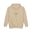 Minimal Compass Hoodie by Printify featuring a subtle nautical compass graphic on a comfortable pullover hoodie.