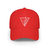 Forest-themed baseball cap from the Nature Series by Printify featuring deep roots and high rise design.