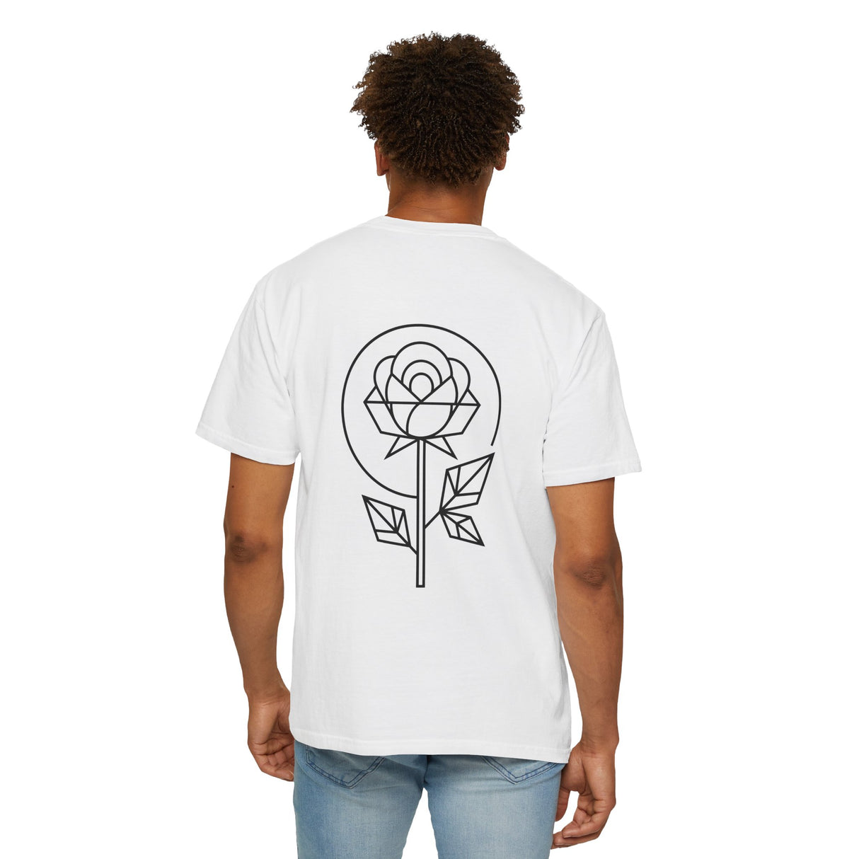 Geometric Rose Tee — "Beauty That Survives the Storm." — Bloom Series | SHOP VIVENT