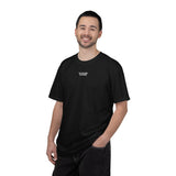 Gray owl graphic T-shirt by Printify featuring geometric owl design and the quote "See Everything. Say Nothing."