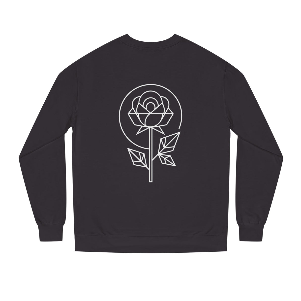 Geometric Rose Sweatshirt — "Even the Rose Has Thorns." — Bloom Series | SHOP VIVENT