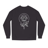 Geometric Rose Sweatshirt — "Even the Rose Has Thorns." — Bloom Series | SHOP VIVENT