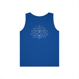Geometric Lotus Tank Top — "Grown in Darkness. Built for the Light." — Bloom Series | SHOP VIVENT