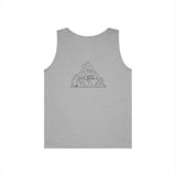 Printify Road Trip Tank Top from the Nature Series with "Nowhere to Be. Everywhere to Go." quote, casual sleeveless design.
