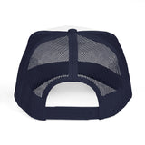 Road Trip Trucker Hat with "Nowhere to Be. Everywhere to Go." slogan from Nature Series, featuring mesh back and adjustable strap.