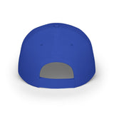 Eagle baseball cap with "Rise Above Everything" slogan, part of the Geometric Animal Series by Printify, showing front view of the hat.