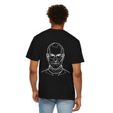 White S.J. Tee T-shirt with inspirational quote from the Visionaries Series, featuring bold black text and a comfortable fit.