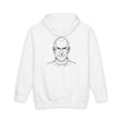 Printify S.J. Hoodie featuring a quote from the Visionaries Series, with a casual fit and printed design on the front.
